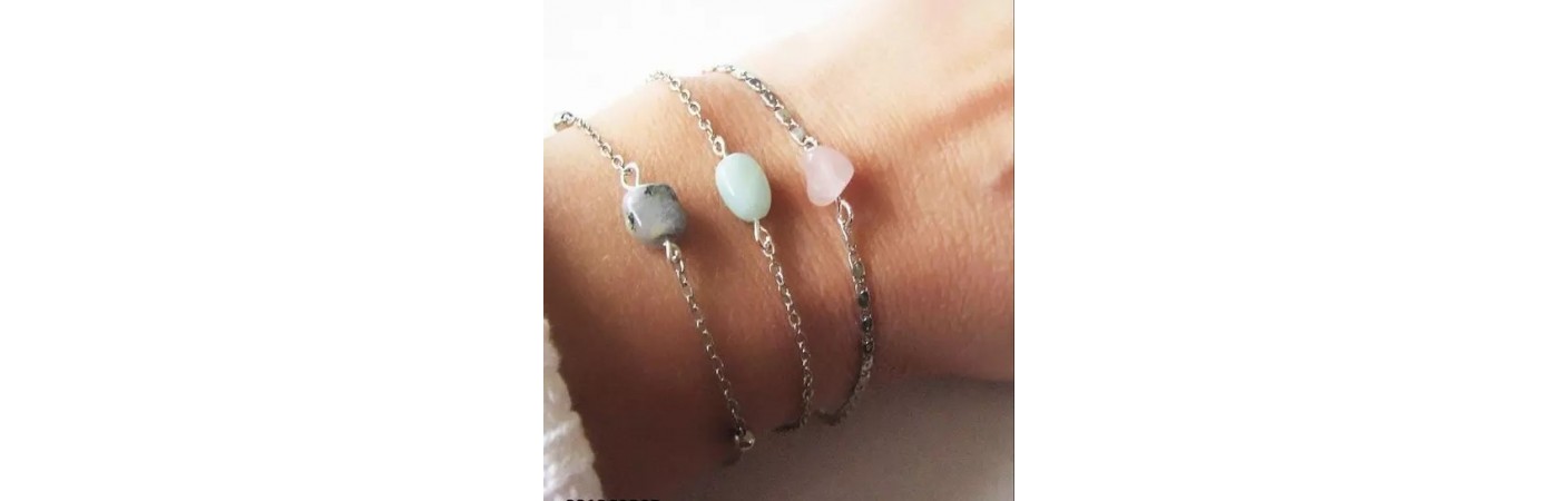 Three Stone Bracelet with Surprise Gift